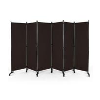 Širma Costway, 334.5x172 cm, ruda