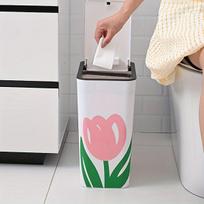 Plastikinė šiukšliadėžė su dangčiu