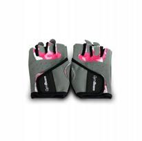 GymBeam Pink Camo treniruočių pirštinės moterimis