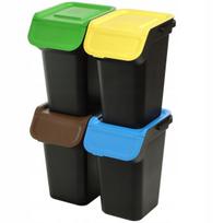 Šiukšliadėžės Kadax, 25 l, 4 vnt.