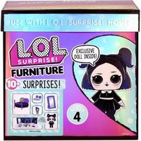 Lėlė su siurprizu L.O.L. Surprise Furniture with Pop - Cozy Zone & Dusk - 4 serija