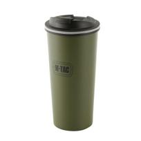 Terminis puodelis su dangteliu ir vožtuvu, M-Tac, žalias, 450 ml