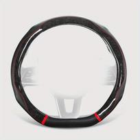 Prabangus dirbtinės odos vairo užvalkalas visiems sezonams. , Dynamic Black-D Type (A2301) Jinyi