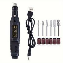 USB elektrinė nagų šlifavimo mašinėlė, Juoda