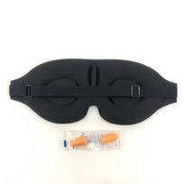 Ergonominė 3D miego akių kaukė kelionėms ir jogai, Juoda