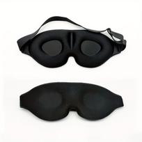 Juoda 3D Kontūruota Akių Kaukė , Universalus