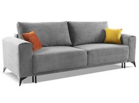Trivietė sofa - lova Nora, pilka