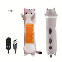 Miela Katino Formos Šildymo Pagalvėlė, USB Šildoma. ,  Pilka