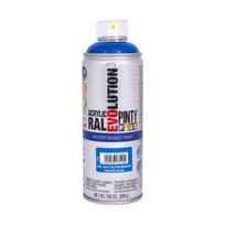 Vandens pagrindo akriliniai purškiami dažai mėlyna RAL 5017 PintyPlus Evolution 400ml