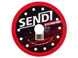 Deimantinis diskas SENDI EXTREME Ø125 x 1,2 x 22,23mm plytelių pjovimui