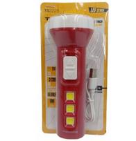 Tiross TS2225 įkraunamas per USB žibintuvėlis su šoniniu apšvietimu.