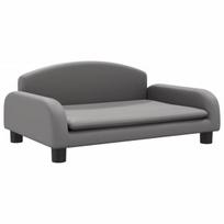 Vaikiška sofa vidaXL, pilka