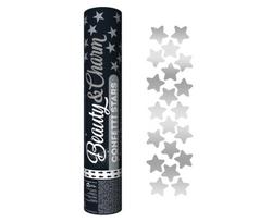 Konfeti patranka 30 cm, Silver Stars KP-SG30