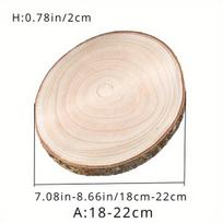 Mediniai dekoratyviniai padėklai šventėms, 23-27 cm