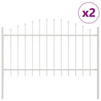vidaXL Sodo tvora 2 pcs Balta 170 x 140 cm