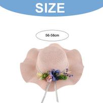 Moteriškos kepurės56-58cm skrybėlės apimtis moteriška paplūdimio šiaudinė skrybėlė vasaros išvyka pajūryje didelė skrybėlė su skrybėlė nuo saulės kremas nuo saulės atostogoms kepurė nuo saulės