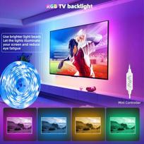 RGB LED juosta televizoriui USB, 4,0 metro/m