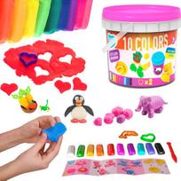 "Ciastolin" plastilino rinkinys Modeliavimo plastilinas 10 spalvų