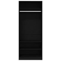vidaXL Spinta Amatininkų ąžuolas 80 x 50 x 200 cm Apdirbta mediena
