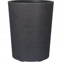 Apvalus lauko vazonas Deroma Vaso Millennium, 43,5 cm, antracito spalvos