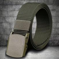 Nailoninis diržas kasdieniam naudojimui,  Military Green ilgis Reguliuojamas