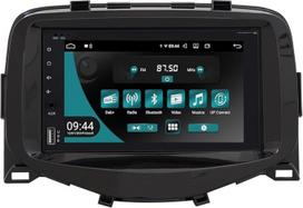 Autoradio für Für Toyota Aygo (2014-2018), Citroen C1 (2014-2021), Peugeot 108 Mit Standard-heckkamera Android GPS Bluetooth WiFi USB DAB+ Touchscreen 6.2" 8core Carplay AndroidAuto