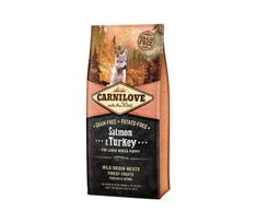 Carnilove Salmon&Turkey Large Breed Puppy begrūdis, didelių veislių šuniukams, 12 kg