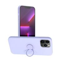 Dėklas telefonui Forcell SILICONE RING - IPHONE 13 PRO MAX , violetinė