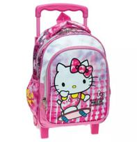 Mokyklinė kuprinė su ratukais Hello Kitty, 30x25x15 cm.