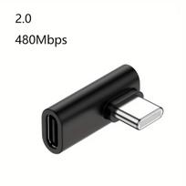 OTG adapteris USB3.0 į Type-c USB U-formos 10Gbps. , Nuo C iki C Moteriška vidurinė alkūnė