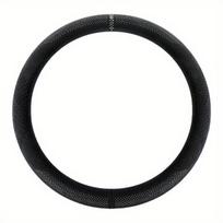 Universalus odinis vairo užvalkalas, Brilliant Silver-Round (A2309 Suede) Auksinis Art