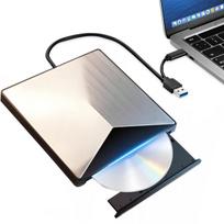 Išorinis kietasis diskas Išorinis CD/DVD įrašomasis įrenginys USB 3.0 USB-C aliumininėje dėžutėje