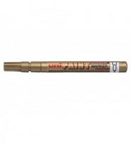 Žymeklis aliejinis Uni PX-21, 0.8-1.2 mm, apvali galvutė, auksinis 1214-035