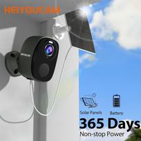 HEIYOUCAM Saulės Baterija Apsaugos Kamera Lauke 2K 3MP