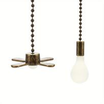 2vnt Lubų Ventiliatoriaus Grandinės Pratęsimo Papuošimai 34.8cm ,  Bronė