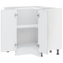 Kampinė virtuvės spintelė Lucca CFE93132, 75.5x75.5x81.5 cm, pilka
