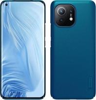 Aizmugurējais vāciņš Nillkin Xiaomi Mi 11 Super Frosted Cover Peacock Blue 6902048212756 NSFBCFXM11PB (6902048212756)