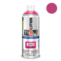 Vandens pagrindo akriliniai purškiami dažai rožinis RAL 4010 PintyPlus Evolution 400ml