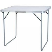 Sulankstomas turistinis stalas, 80x60x70 cm., baltas