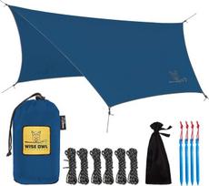 Palapinės brezentas Wise Owl Outfitters, mėlynas
