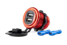 Automobilinis įkroviklis Amio 12v 2x USB