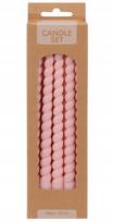 10 stalo žvakių rinkinys 20 cm užsukamas dangtelis plonas, 20 cm