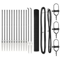 vidaXL Suvirintas vielinis tvoras su smailiais galais Plienas ir PVC