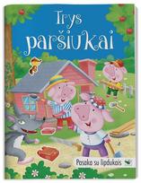Pasaka su lipdukais. Trys paršiukai