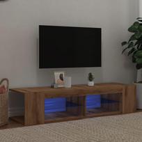 Televizoriaus spintelė su led, artisano, 135x39x30cm, mediena