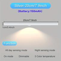 LED juostos su judesio jutikliu, Sidabras-20,07cm