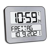 Skaitmeninis radijo laikrodis TFA TIMELINE MAX 60.4512, sidabrinis