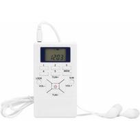 Kišeninis FM radijas - mini nešiojamas radijo imtuvas su LCD ekranu ir ausinėmis - asmeninis skaitmeninis „Walkman“ radijas vaikščiojimui, bėgiojimui, sporto salei, stovyklavimui