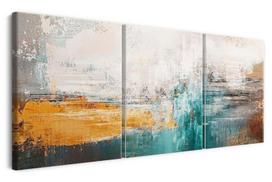 Šiuolaikiniai paveikslai ant drobės sienų triptikas gyvenamajam kambariui abstraktus 60x120, 60x120 cm