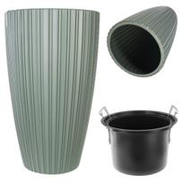 Vazonas su įdėklu ir stovu 30 cm